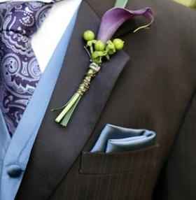 Matrimonio lilla verde