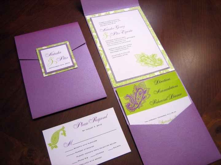 Matrimonio lilla verde