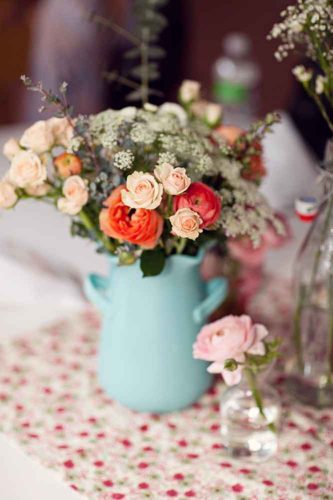 Centrotavola matrimonio shabby chic