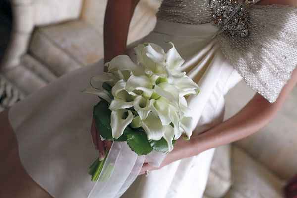 Bouquet da sposa calle bianche