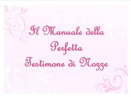 Manuale perfetto testimone nozze1