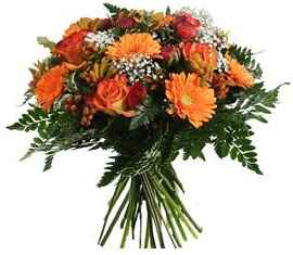 Bouquet sposa arancione
