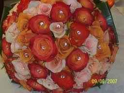 Bouquet sposa arancione