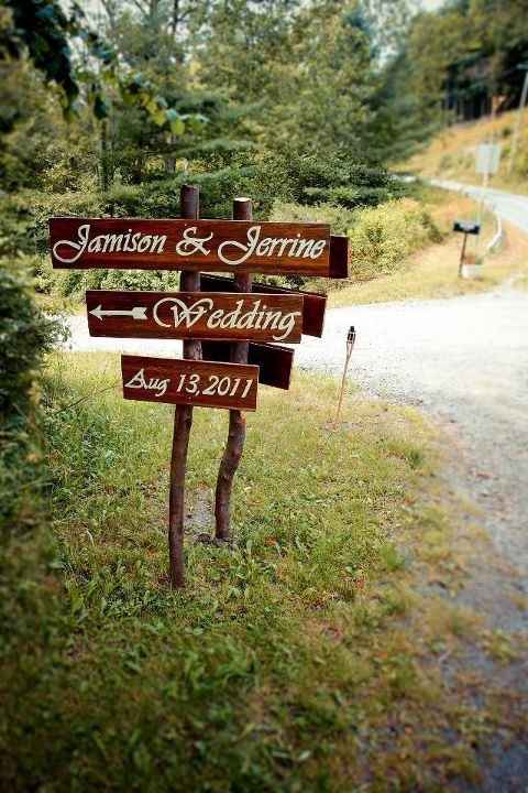 Decorazioni matrimonio bosco