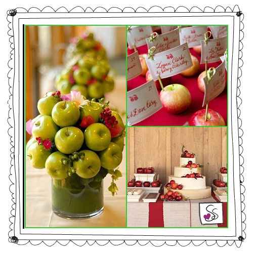 Decorazioni nozze frutta