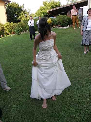 Sposa scalza