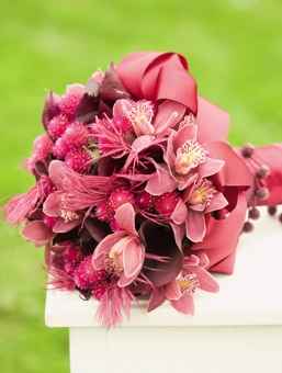 Bouquet sposa orchidee