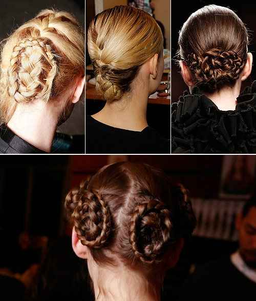 Acconciatura sposa con treccia