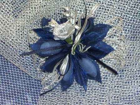 Bomboniera blu argento