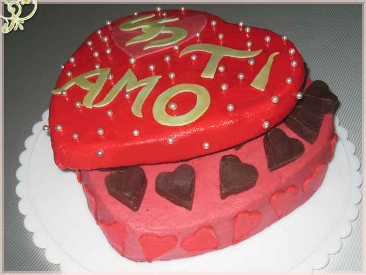 Torta nuziale cuore