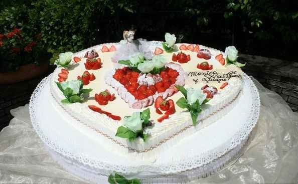 Torta nuziale cuore