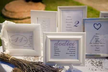 Segnaposto matrimonio lavanda