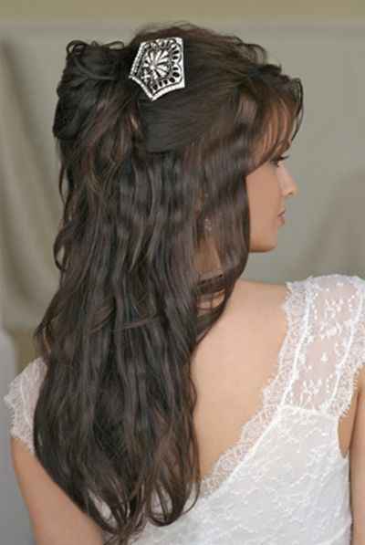 Acconciatura sposa capelli lunghi