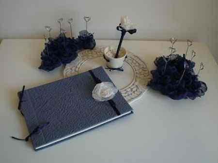 Guestbook matrimonio bianco blu