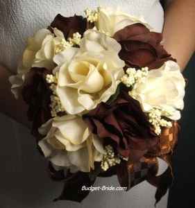 Bouquet matrimonio panna marrone