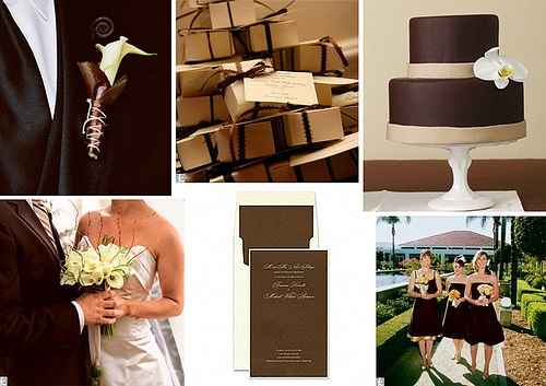  matrimonio panna marrone