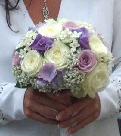 Bouquet matrimonio lilla