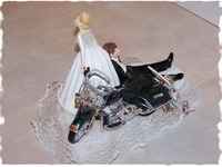 Cake topper matrimonio Harley