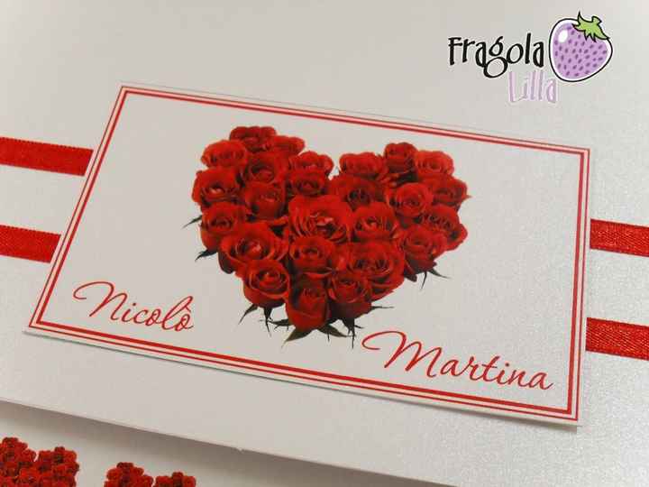 Partecipazioni nozze rose