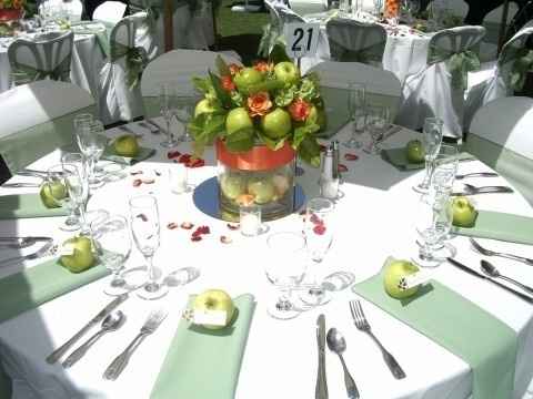 Allestimento verde matrimonio 