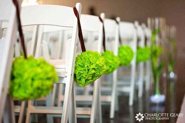 Allestimento verde matrimonio 