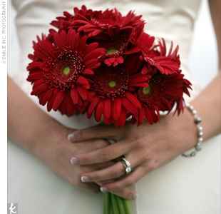 Bouquet girasoli rossi