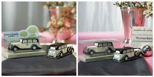 Segnaposto matrimonio auto d'epoca