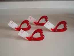 Segnaposto cuori matrimonio