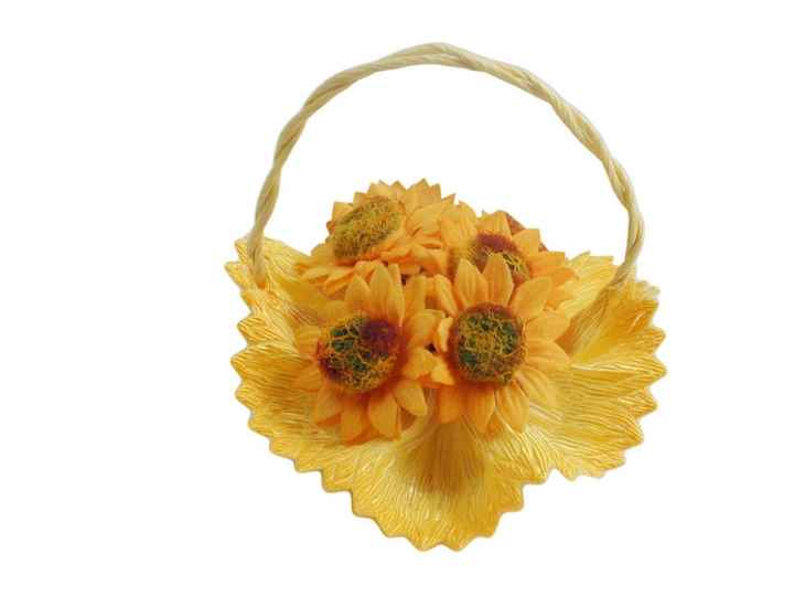 Cesto girasole matrimonio