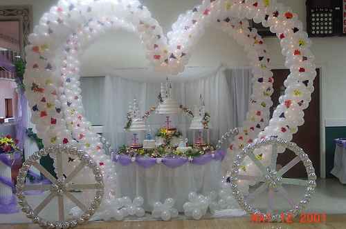 Allestimento matrimonio con palloncini