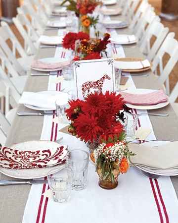Matrimonio bianco e rosso idee