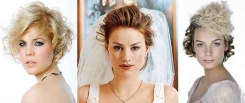Acconciatura sposa capelli corti