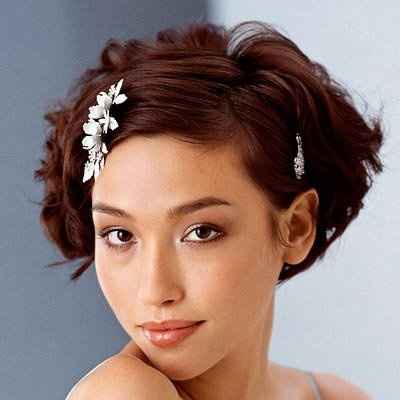Acconciatura sposa capelli corti