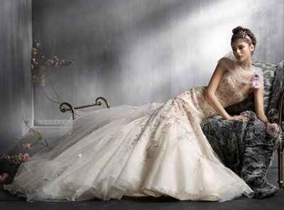 Vestito da sposa matrimonio art noveau