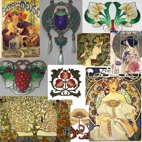 Decorazioni matrimonio art noveau