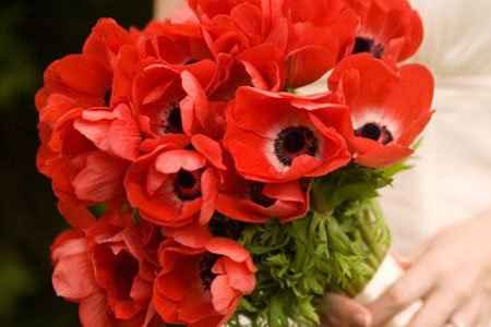 Bouquet sposa rosso
