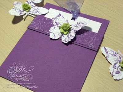 Partecipazioni matrimonio farfalle