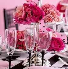 Centrotavola matrimonio rosa