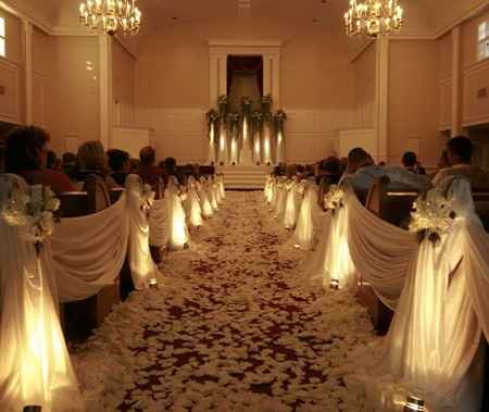 Allestimento floreale matrimonio bianco oro