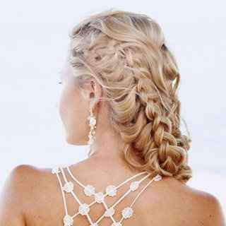 Semiraccolto sposa