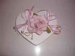 Cuscino portafedi matrimonio glicine