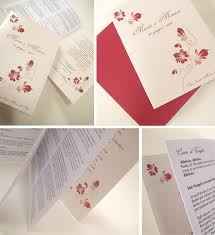 Libretto chiesa matrimonio rosso bianco