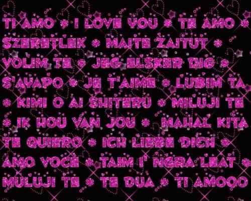 Ti amo in tutte le lingue del mondo