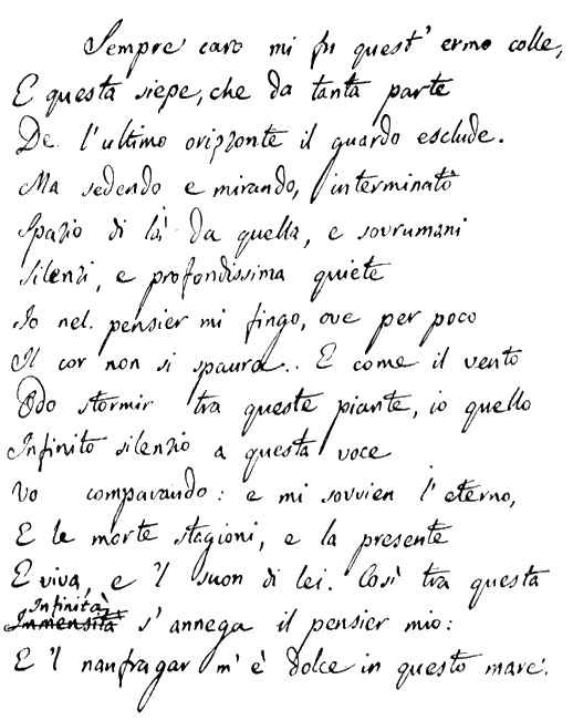 Infinito Leopardi