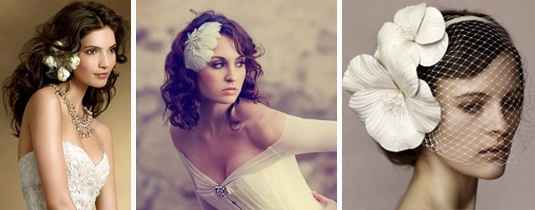 Acconciatura sposa con fiori