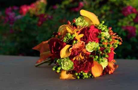 Bouquet nozze zucca