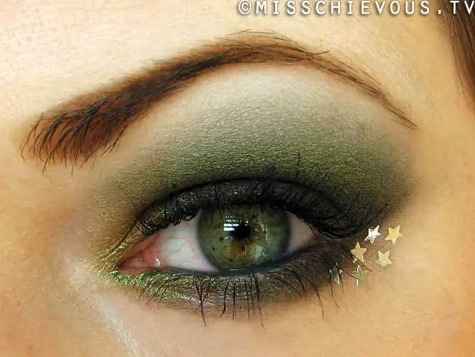 Make-up sposa verde
