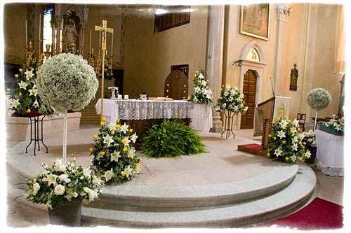 Decorazioni floreali matrimonio margherite