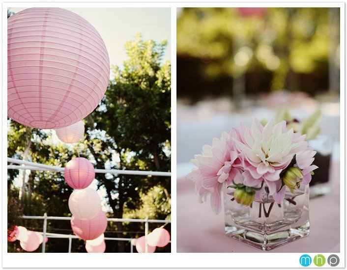 Decorazioni matrimonio aria aperta