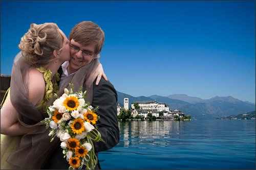 Bouquet sposa girasoli